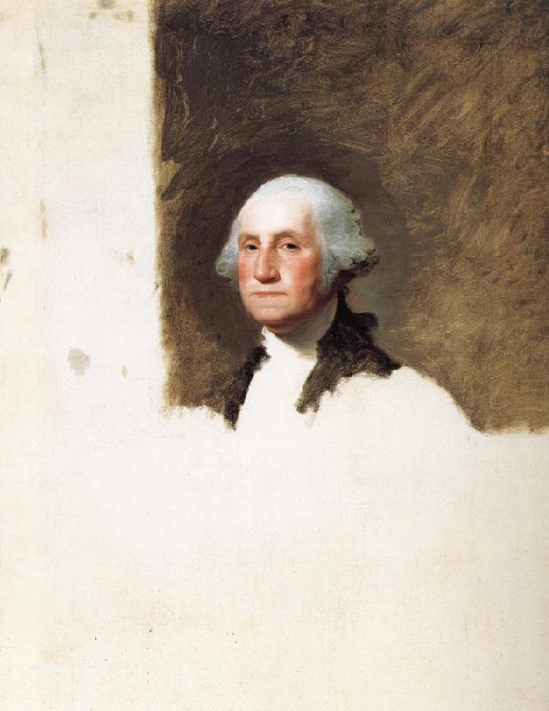 Gilbert Stuart George Washington china oil painting image